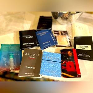 Free gift w/purchase from my shop sample men’s colognes